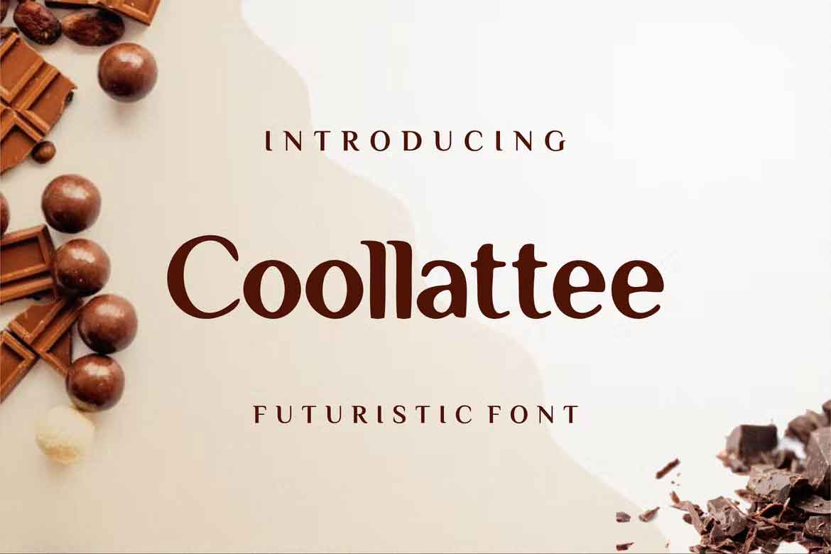 Пример шрифта Coollattee